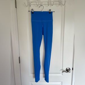 Lululemon Blue Nile Wunder Train leggings